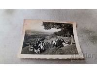 Photo Arbanasi Young men and women above the village 1941