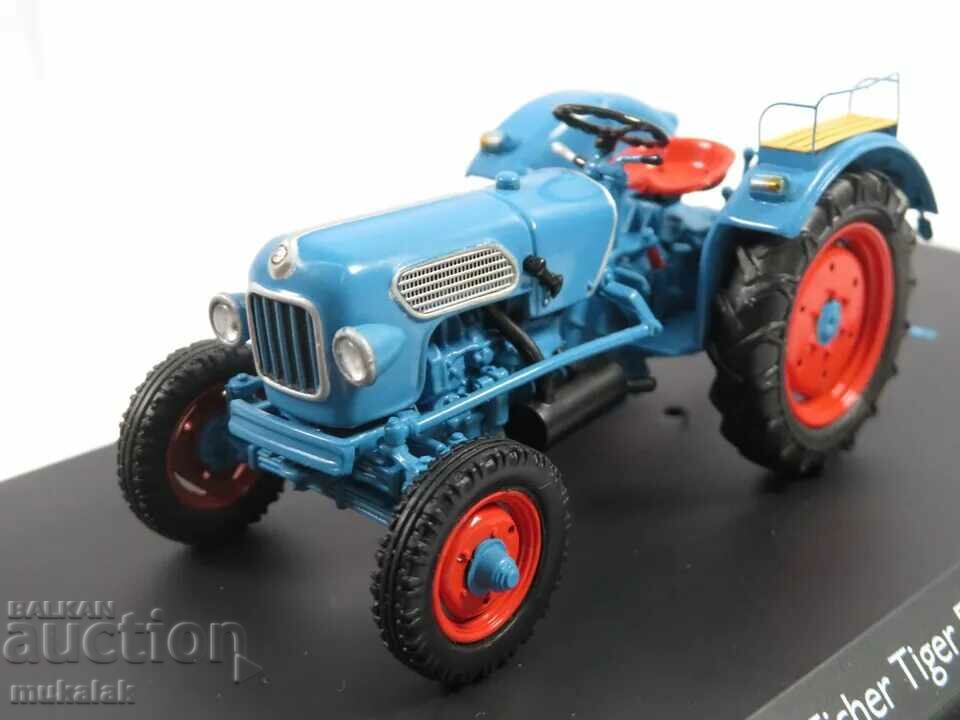 1:43 Schuco Tiger EM 20 TRACTOR TROLLEY TOY MODEL