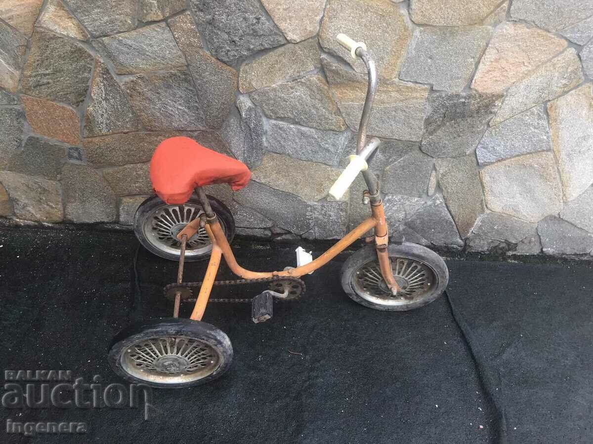 CHILDREN'S RETRO WHEEL TRICYCLE with price 70.00 BGN | € 35.79 CHILDREN'S RETRO WHEEL TRICYCLE with price 70.00 BGN | € 35.79