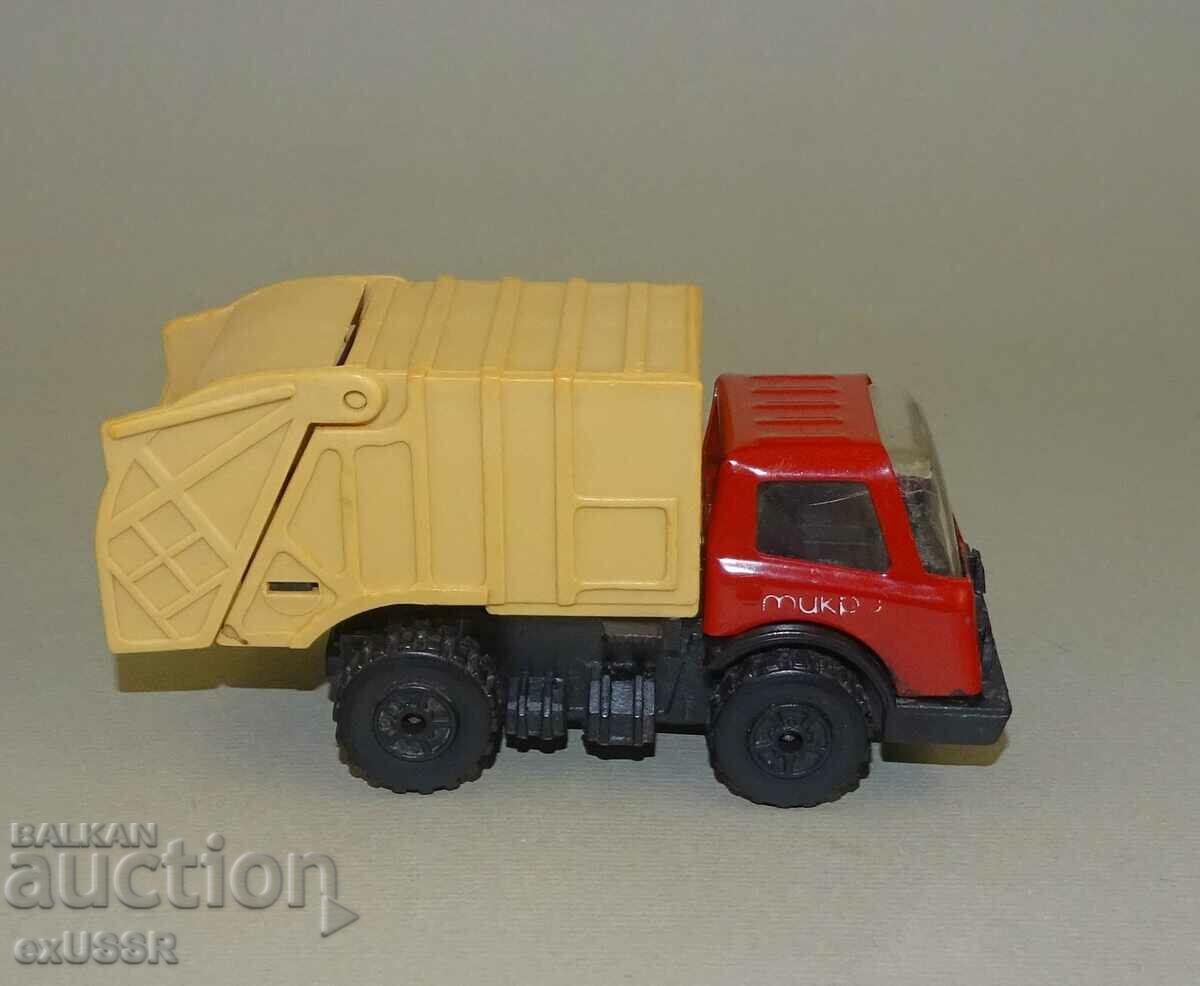 Соц. играчка камионче камион за боклук количка Микро