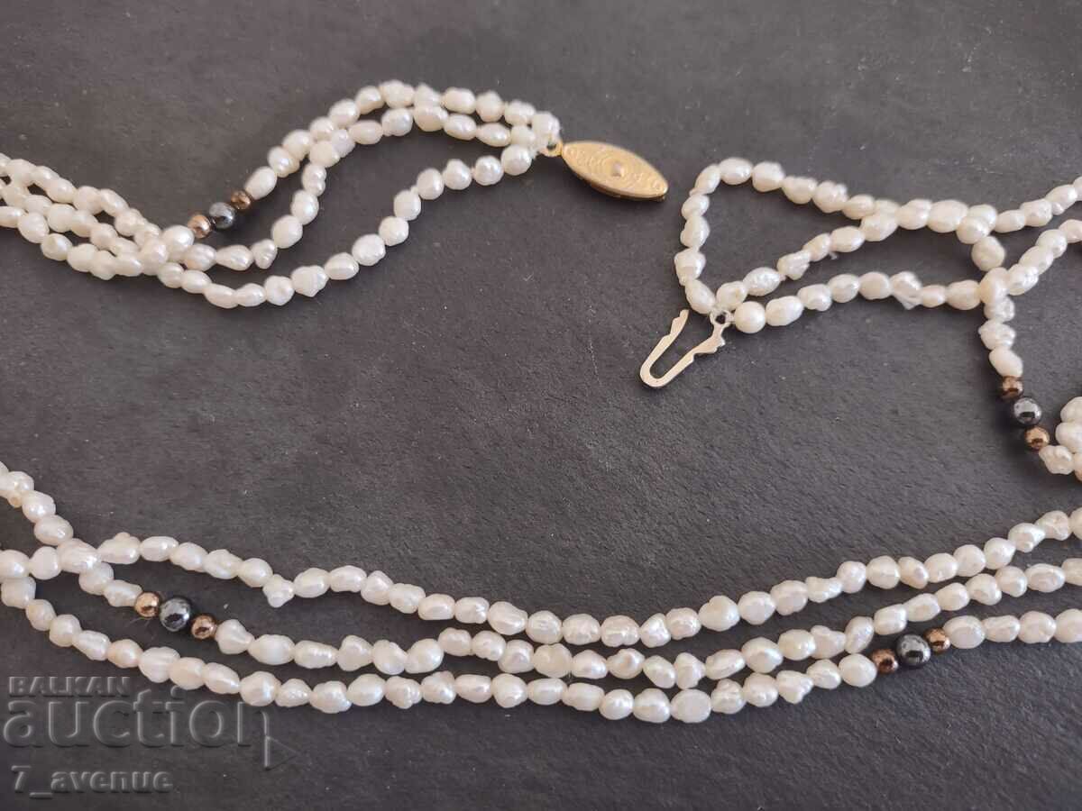 Delivery of Very old natural pearl necklace, 05/16/24