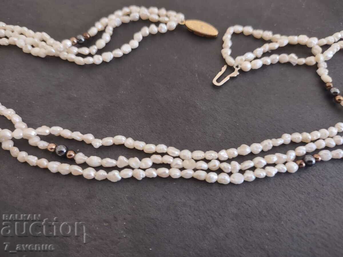 Very old natural pearl necklace, 05/16/24 - 5