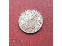 Боливия-10 центавос 2012-отл.запазена