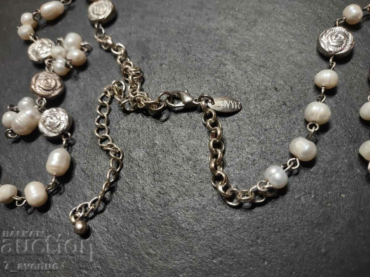 Necklace, 70 cm long necklace, natural pearls, branded 16.05.24 with price 99.00 BGN | € 50.62 Necklace, 70 cm long necklace, natural pearls, branded 16.05.24 with price 99.00 BGN | € 50.62