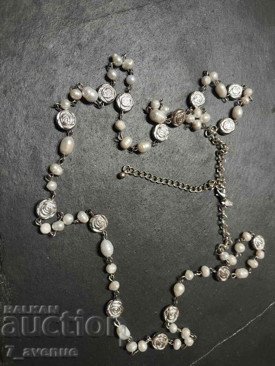 Colier, colier lungime 70 cm, perle naturale, marca 16.05.24