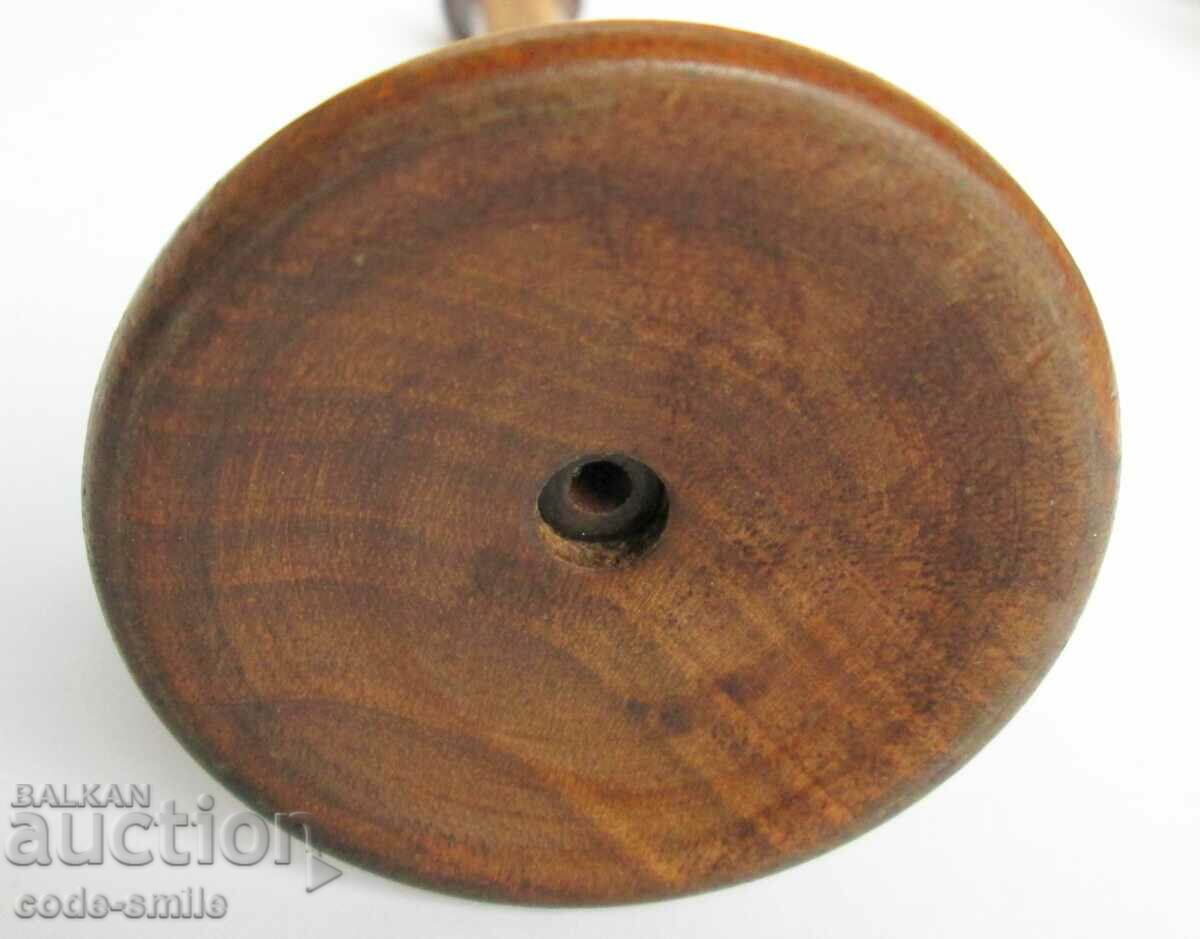 Old collectible wooden medical stethoscope 19th century - 5