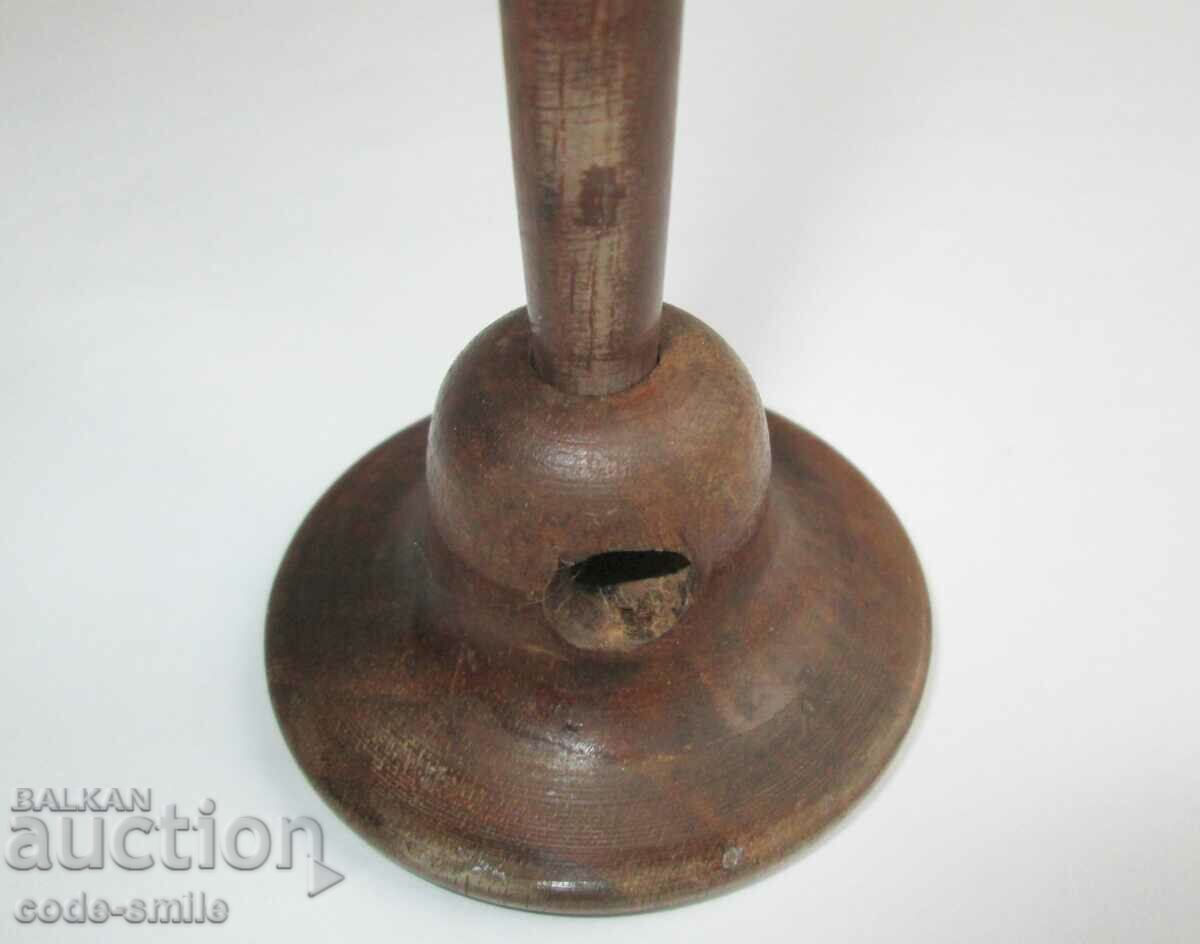 Old collectible wooden medical stethoscope 19th century - 6