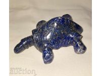 Figura veche din plastic din piatră, lapis lazuli