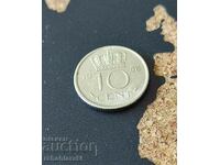 Netherlands 10 cents, 1956