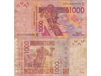tino37- ZAP. AFRICA /MALI/ - 1000 FRANC - 2003/04