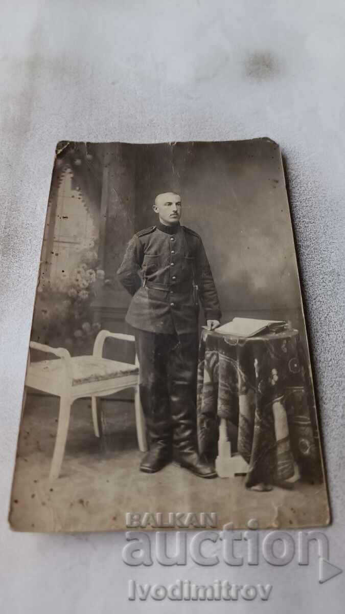 Φωτογραφία Στρατιώτης με στολή 1913