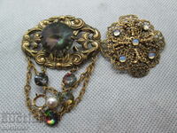 OLD BROOCHES-2 PCS