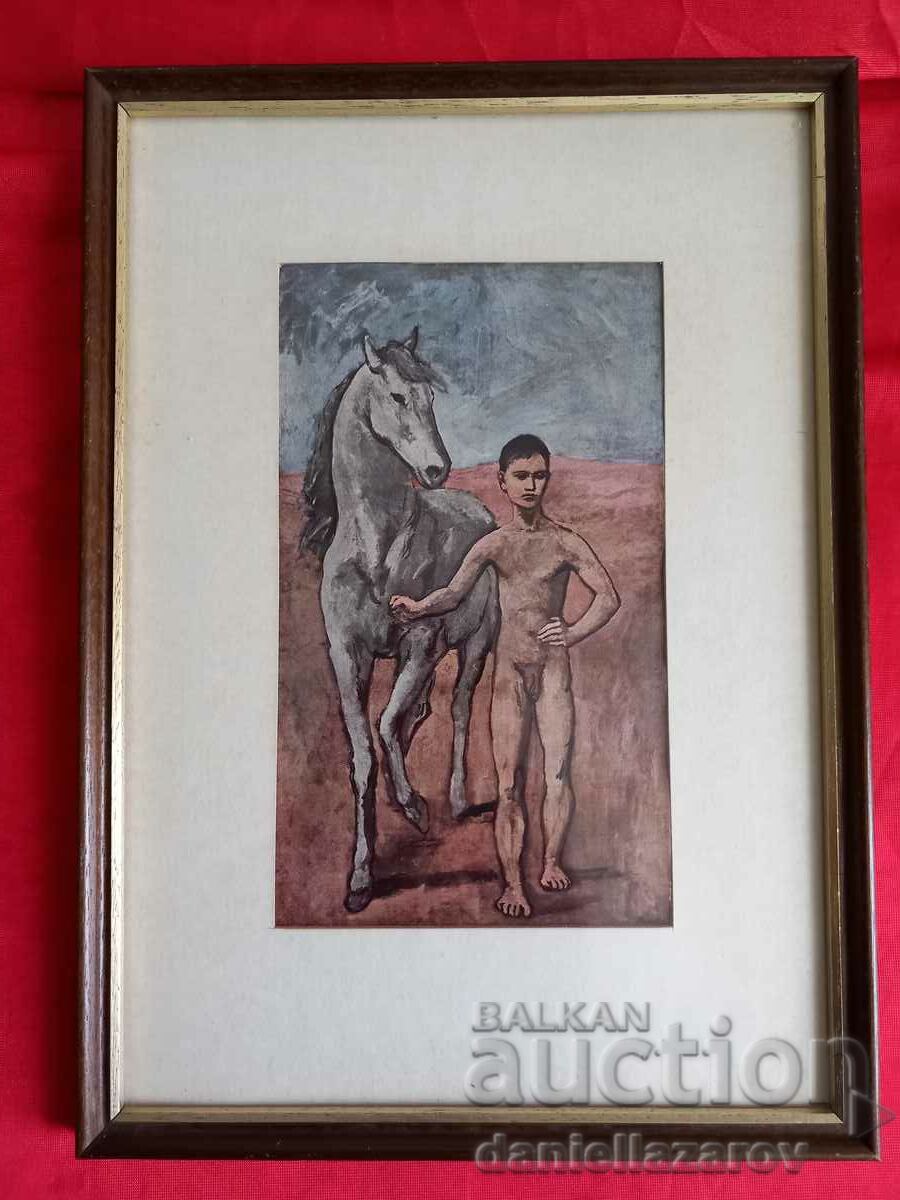 Πίνακας του Πάμπλο Πικάσο "Αγόρι με άλογο" με τιμή 140.00 BGN | € 71.58 Πίνακας του Πάμπλο Πικάσο "Αγόρι με άλογο" με τιμή 140.00 BGN | € 71.58