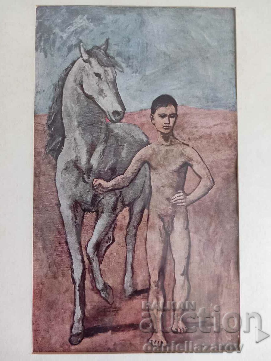 Painting by Pablo Picasso "Boy with a Horse"