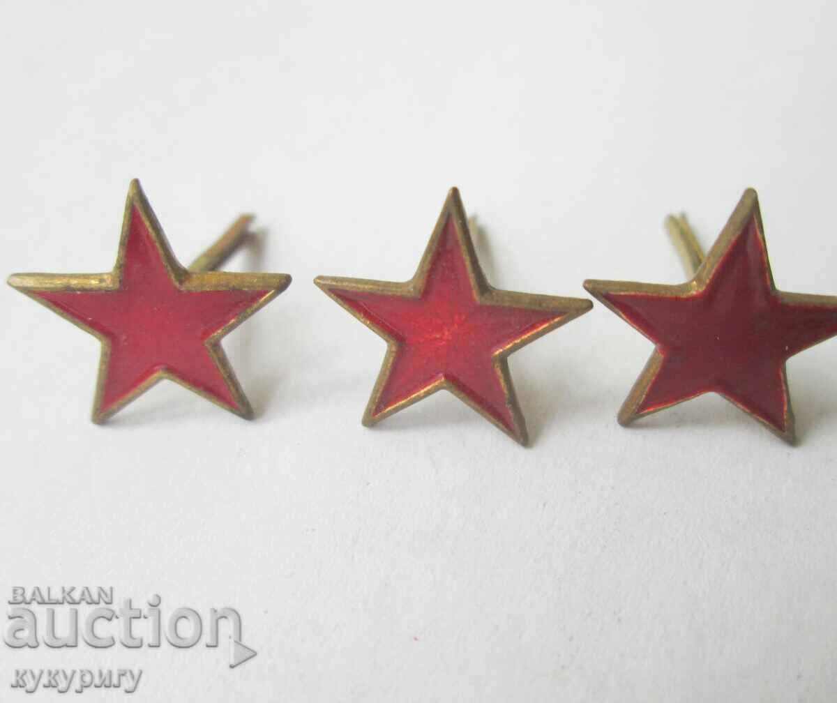 Lot of 5 old NRB Soc small five-point parts badges signs - 6 Lot of 5 old NRB Soc small five-point parts badges signs - 6