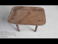 A small old wooden table