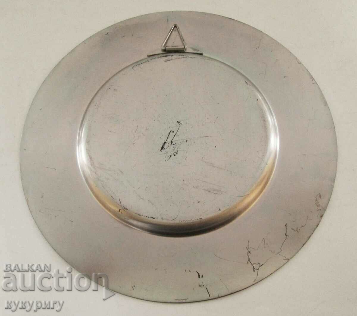 Old prize wall plate and congratulatory letters NRB - 6 Old prize wall plate and congratulatory letters NRB - 6