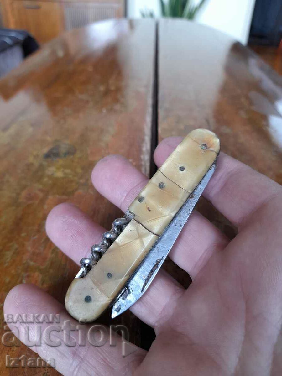 Παλιό μαχαίρι τσέπης, λεπίδα, λεπίδα με τιμή 20.00 BGN | € 10.23