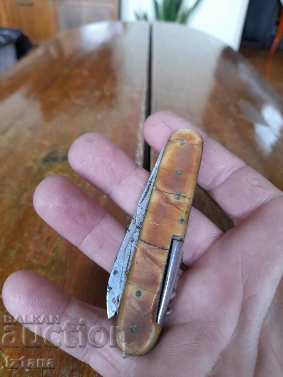 Δημοπρασία Παλιό μαχαίρι τσέπης, λεπίδα, λεπίδα
