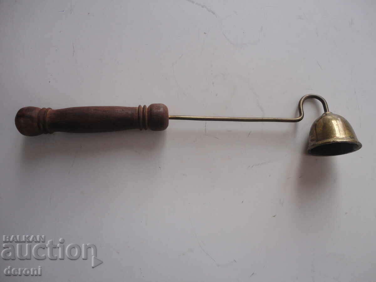 Auction Antique Bronze candle snuffer candle 1 Auction Antique Bronze candle snuffer candle 1