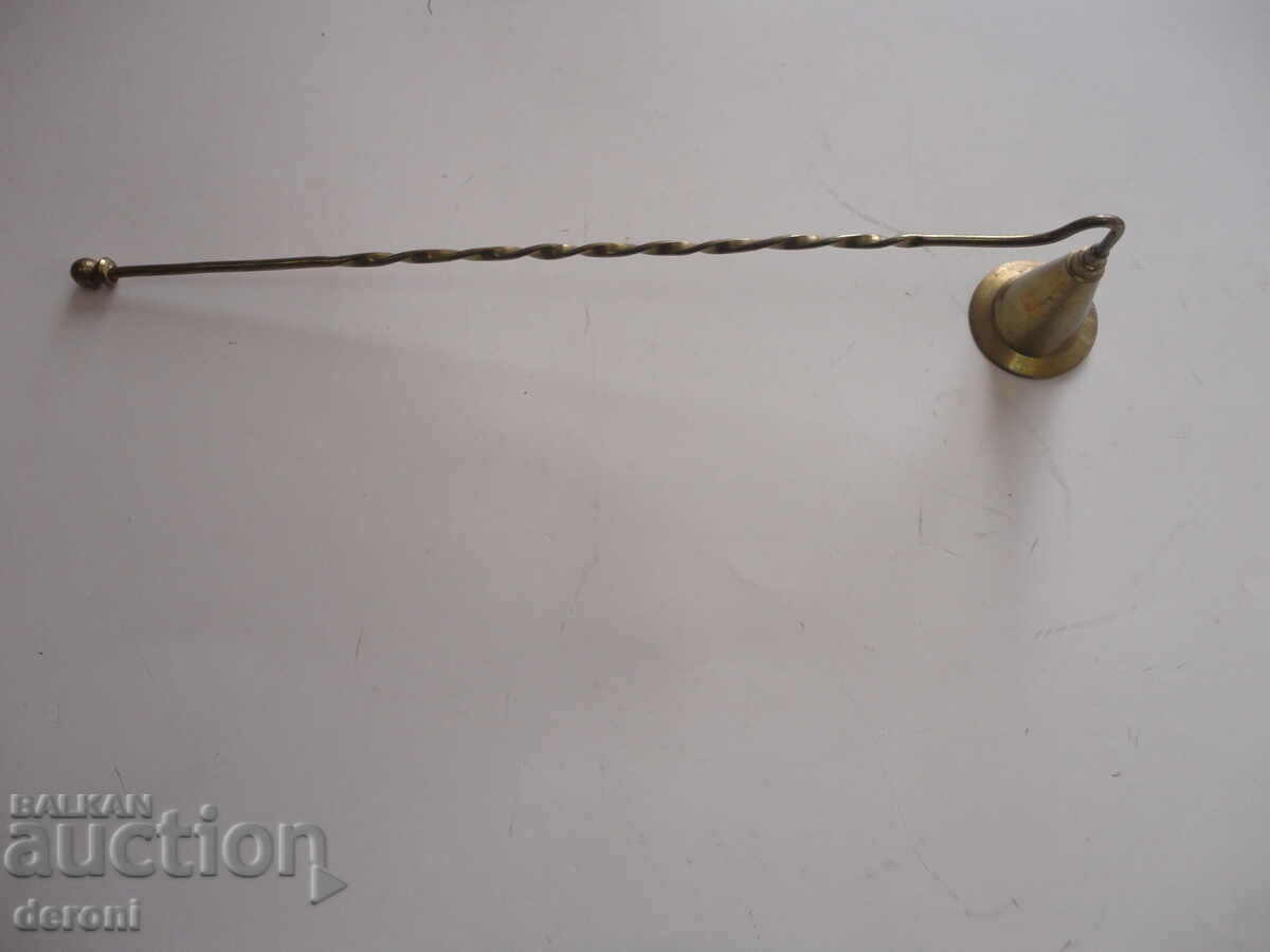 Auction Antique Bronze candle snuffer candle 3 Auction Antique Bronze candle snuffer candle 3