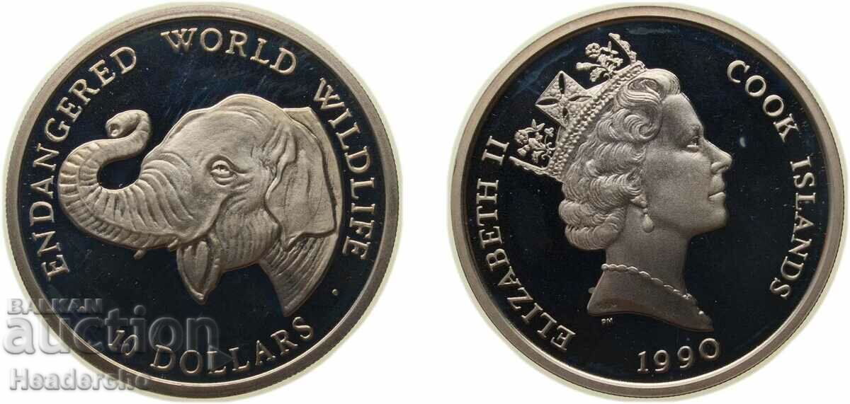 10 dolari Insulele Cook 1992 (argint)