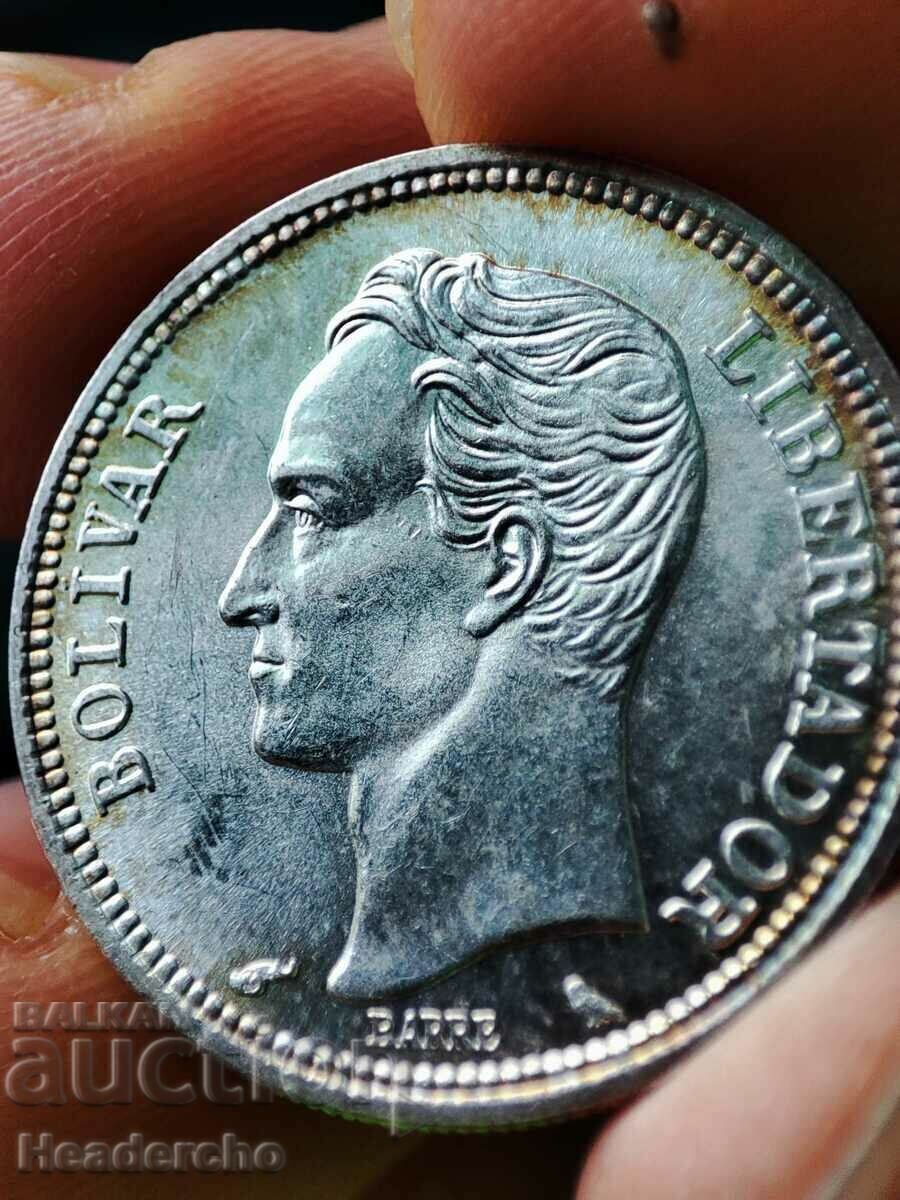 1 Bolivar Venezuela 1960 (argint)