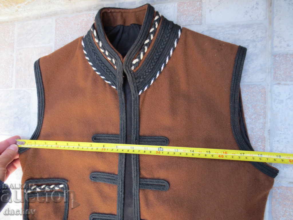 Auction  Authentic Old Rich Horned Waistcoat Waistcoat Folk Costume