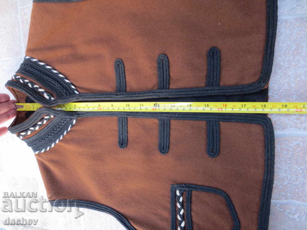 Authentic Old Rich Horned Waistcoat Waistcoat Folk Costume - 5