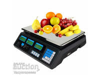 Electronic scale up to 40 kg.