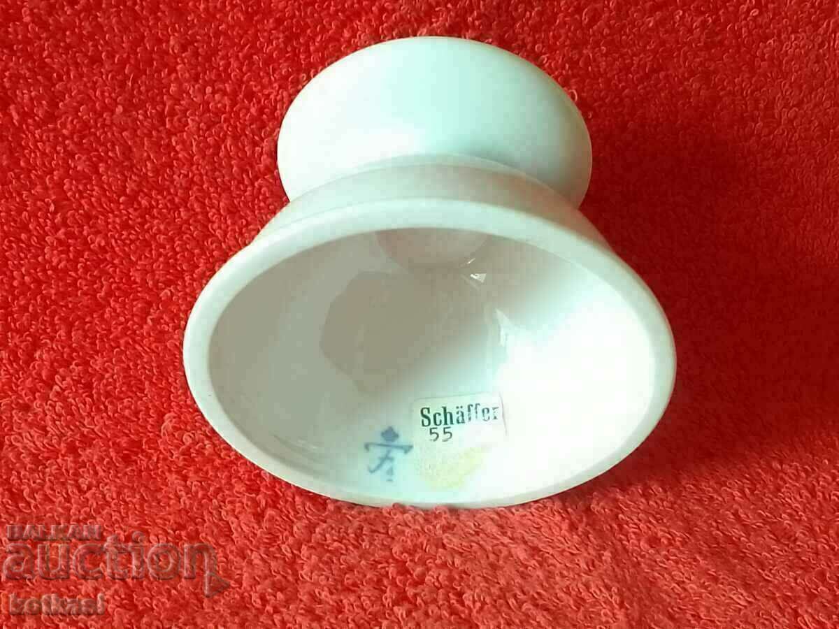 Old beautiful porcelain candle holder Furstenberg F Germany - 5 Old beautiful porcelain candle holder Furstenberg F Germany - 5