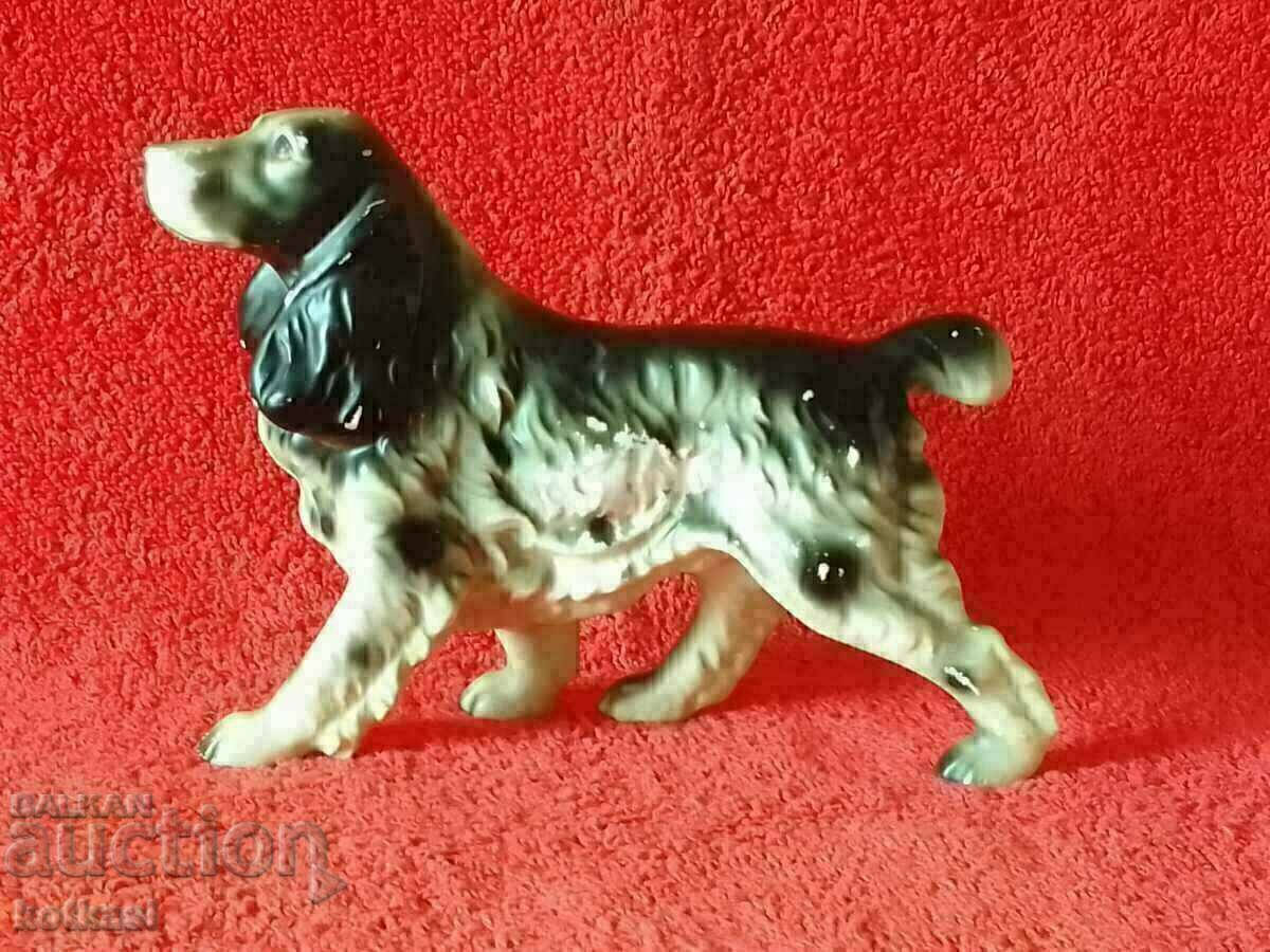 Old porcelain figure of a Dog