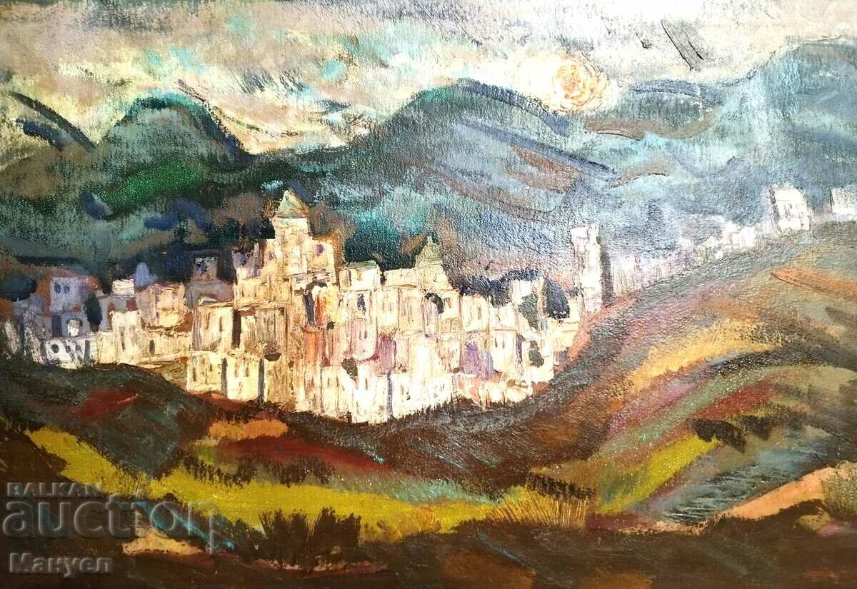 Licitație Oraș marocan, peisaj. Licitație Oraș marocan, peisaj.