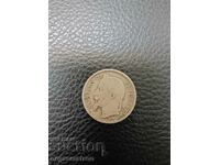 1 франк 1868 Napoleon III Сребърна Монета