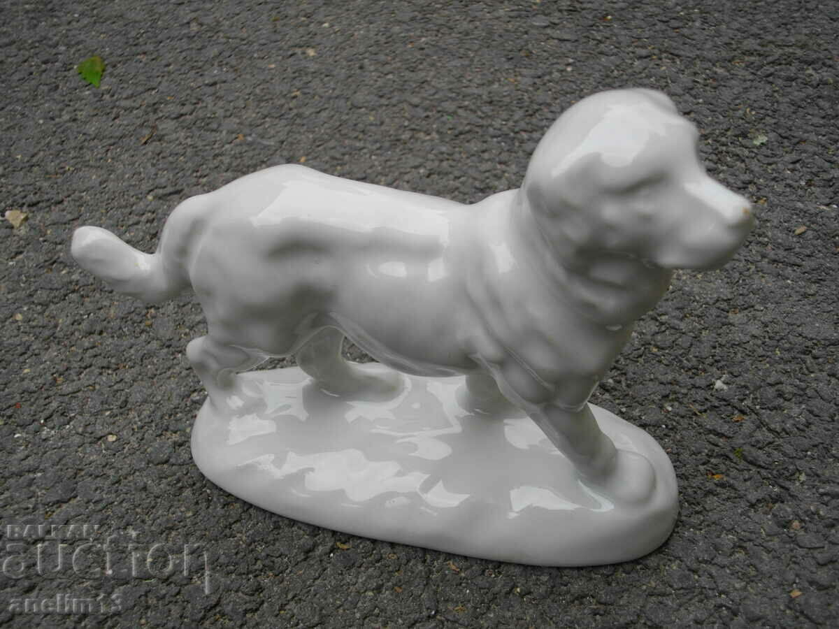 OLD PORCELAIN DOG IZIDA KARAKACHAN SHEPHERD with price 105.00 BGN | € 53.69 OLD PORCELAIN DOG IZIDA KARAKACHAN SHEPHERD with price 105.00 BGN | € 53.69