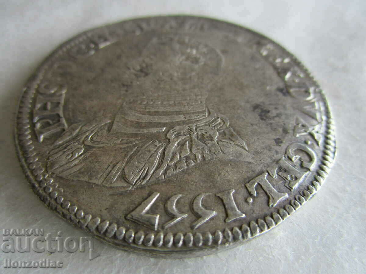 ❗Spanish Netherlands-Philip II-ecu-silver 33.07 g-ORIGINAL❗ with price 900.00 BGN | € 460.16