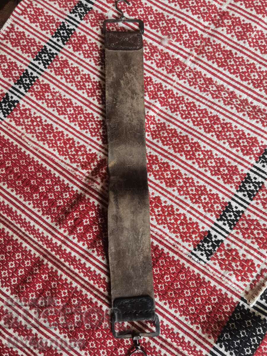 An old barber's belt