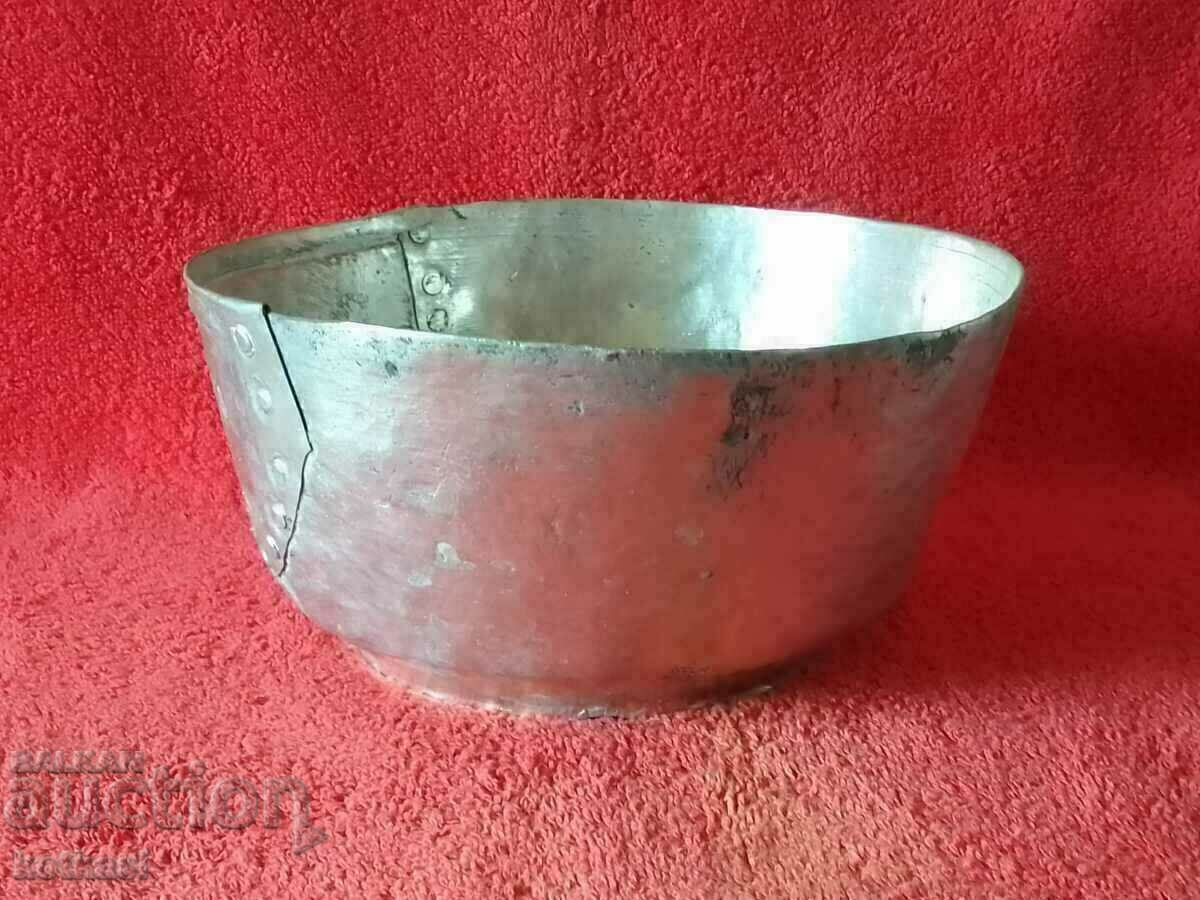 Old tinned copper cup with price 65.50 BGN | € 33.49