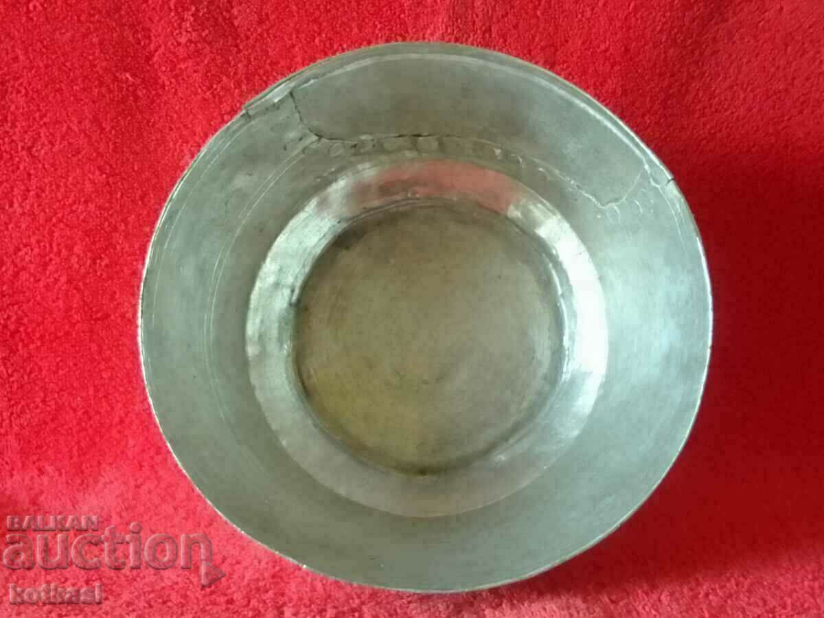 Old tinned copper cup - 5