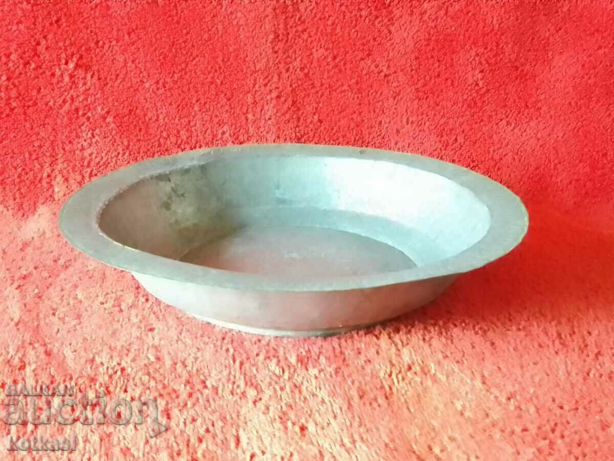 Old copper plate Tas tinned - 5 Old copper plate Tas tinned - 5