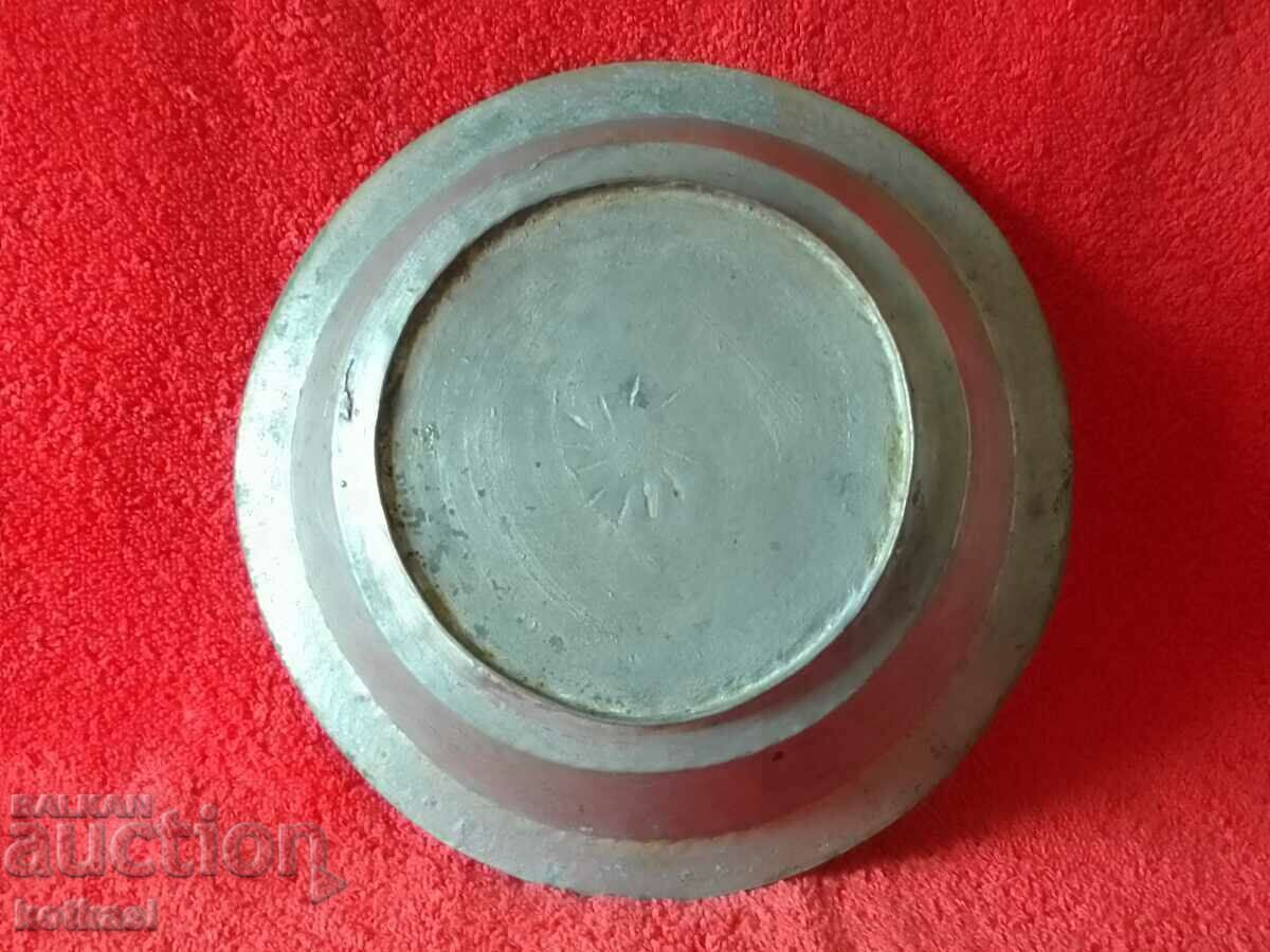 Auction Old copper plate Tas tinned Auction Old copper plate Tas tinned