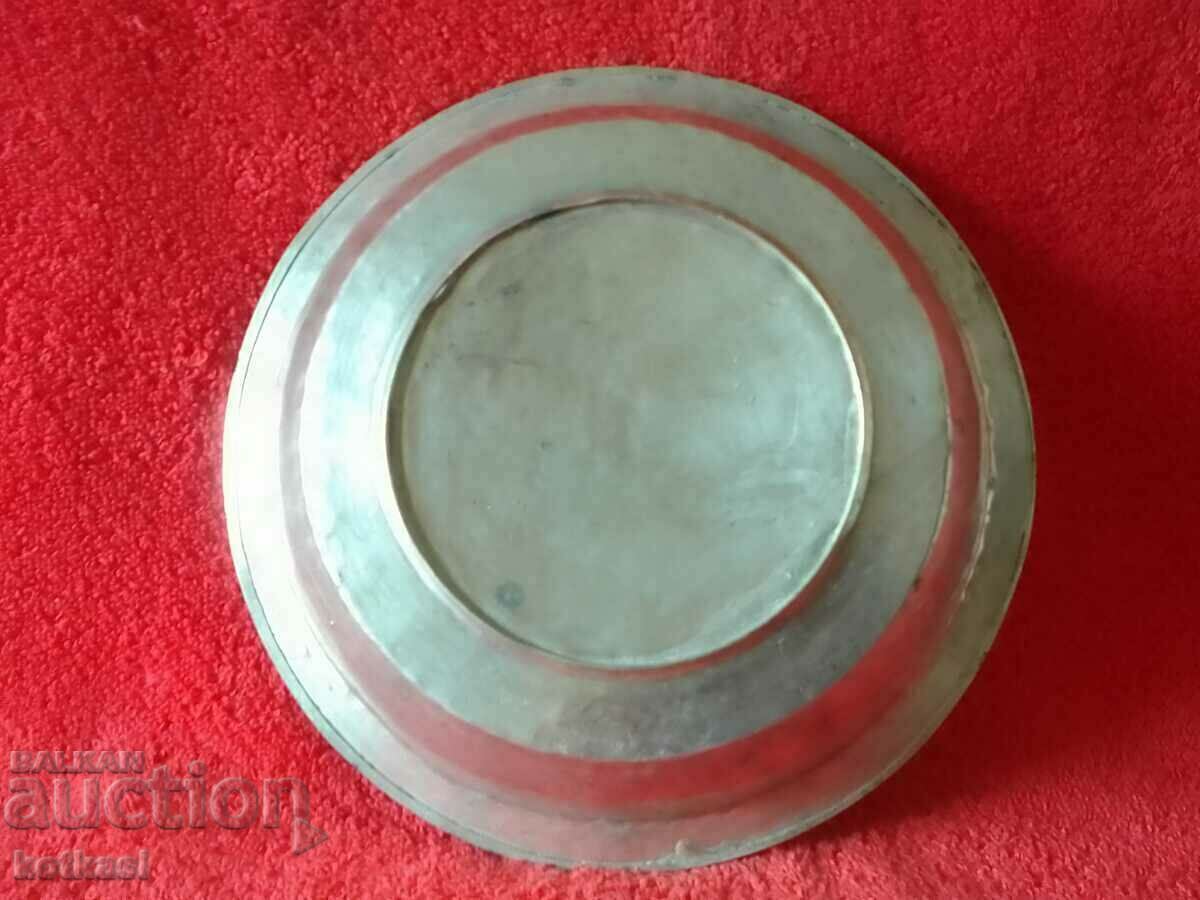 Auction Old copper plate Tas tinned Auction Old copper plate Tas tinned