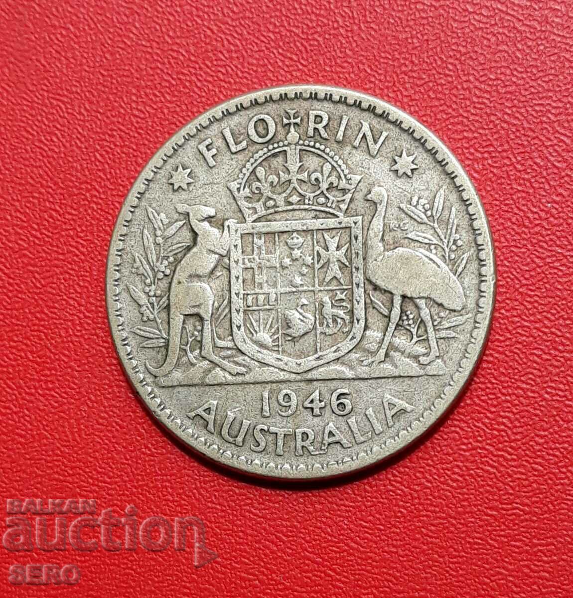 Australia-1 florin 1946