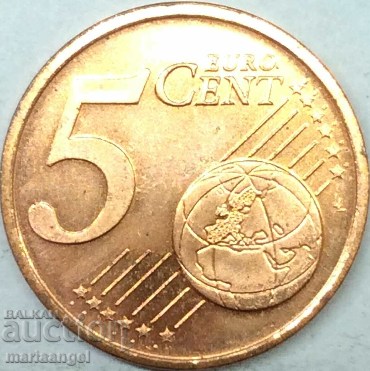 5 λεπτά του ευρώ 2002 Ιρλανδία