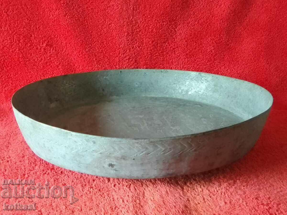 Old copper Copper pan tinned - 5 Old copper Copper pan tinned - 5