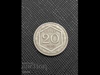 Italy 20 cents. 1919