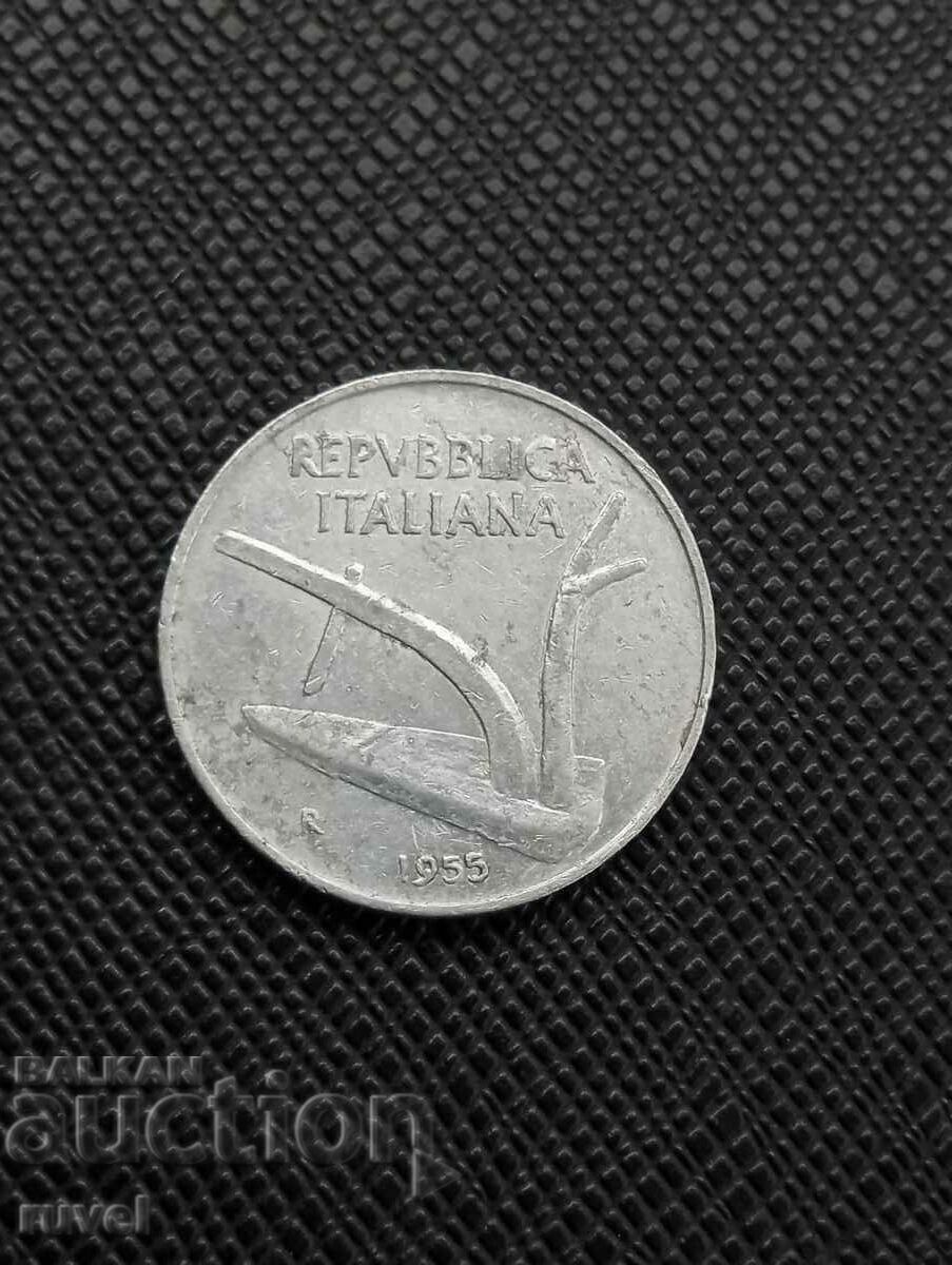 Italy 10 Lire 1955 with price 0.15 BGN | € 0.08 Italy 10 Lire 1955 with price 0.15 BGN | € 0.08