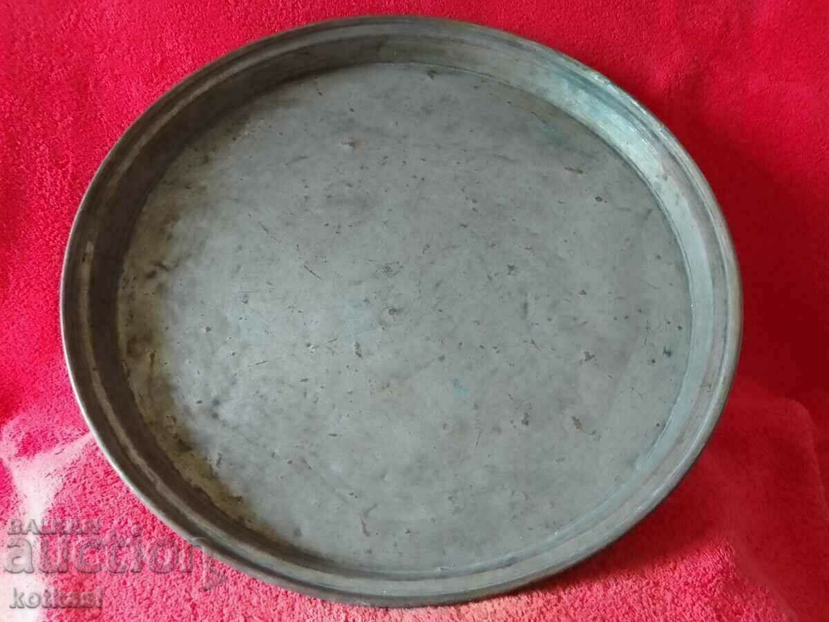 Old Copper Tava tinned ZANTOPULOVA VARNA 44 cm. - 7 Old Copper Tava tinned ZANTOPULOVA VARNA 44 cm. - 7