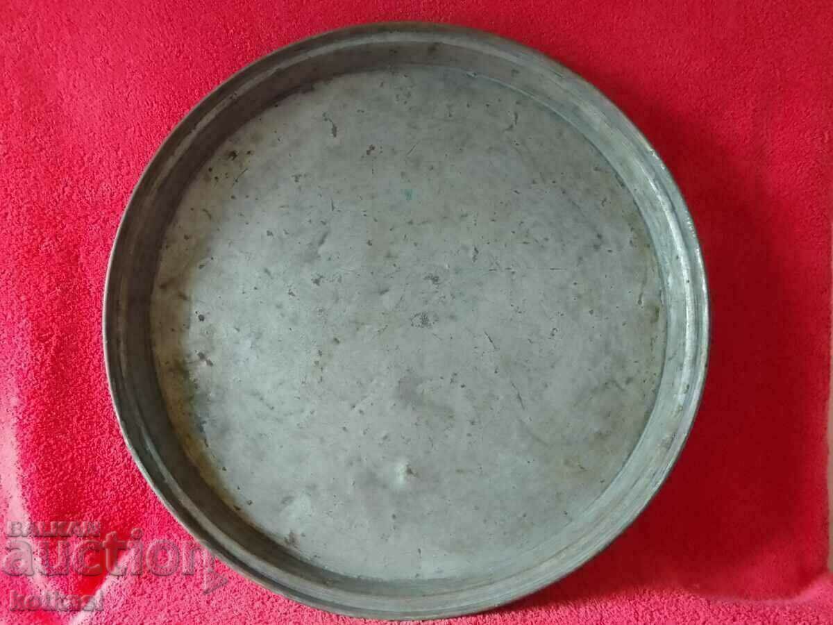 Old Copper Tava tinned ZANTOPULOVA VARNA 44 cm. Old Copper Tava tinned ZANTOPULOVA VARNA 44 cm.