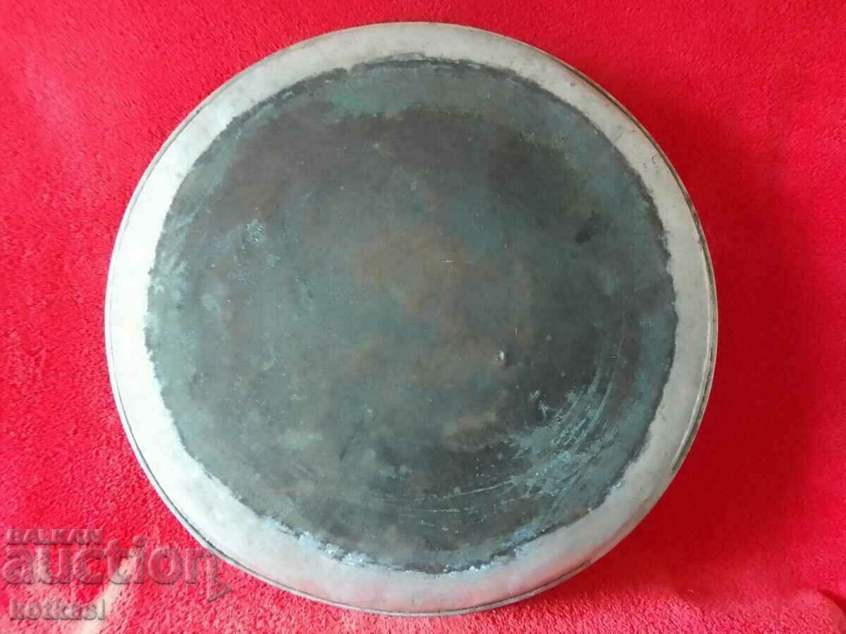 Auction Old Copper Copper Pan tinned 44 cm. Auction Old Copper Copper Pan tinned 44 cm.